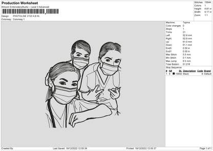 Photoline V123 002 Embroidery File 6 sizes