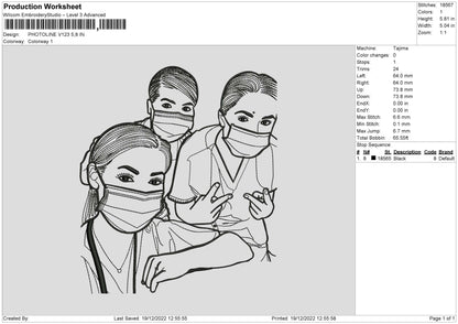 Photoline V123 002 Embroidery File 6 sizes