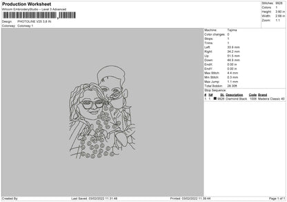 Photoline v25 Embroidery File 4 size