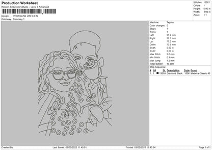 Photoline v25 Embroidery File 4 size