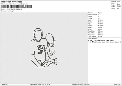 Photoline V59 Embroidery File 5 sizes
