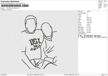 Photoline V59 Embroidery File 5 sizes
