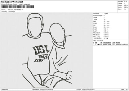 Photoline V59 Embroidery File 5 sizes