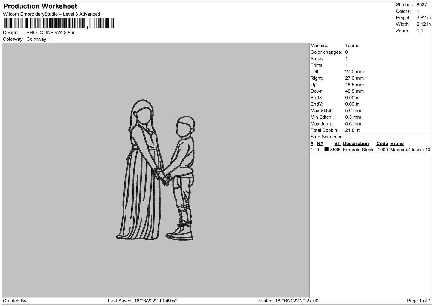 Photoline V24 Embroidery File 4 size