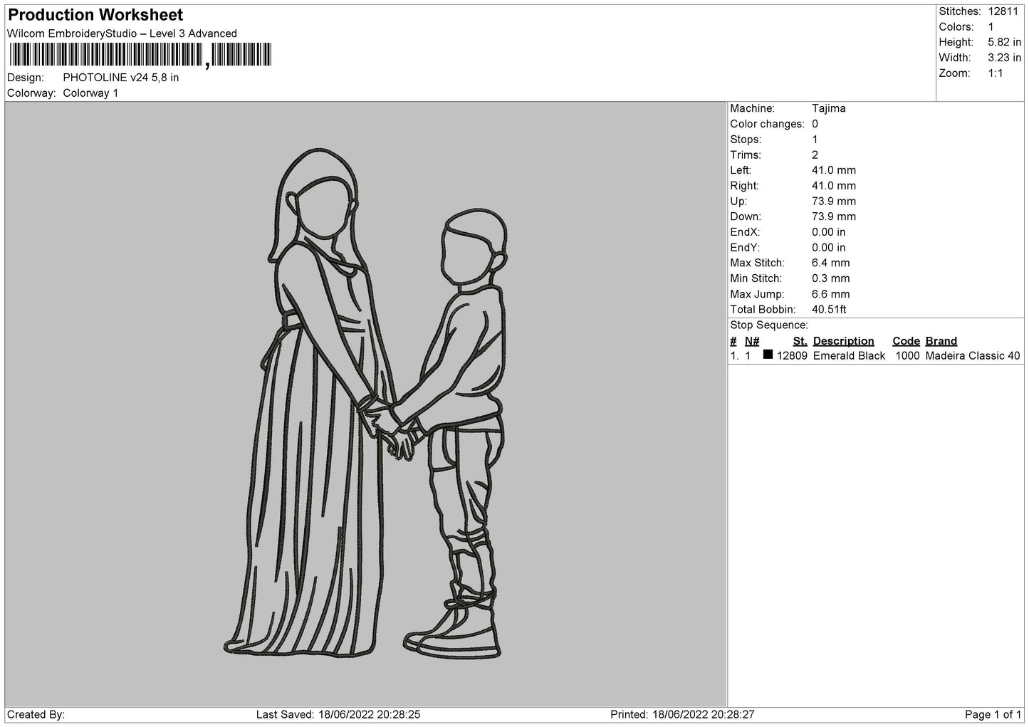 Photoline V24 Embroidery File 4 size
