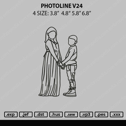 Photoline V24 Embroidery File 4 size