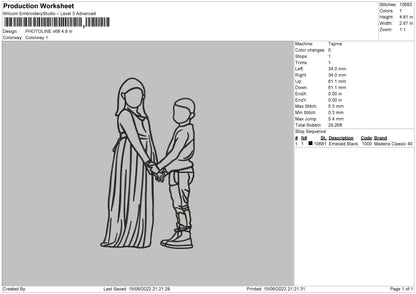 Photoline V68 Embroidery File 4 size