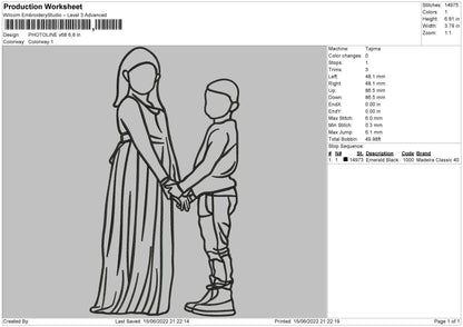 Photoline V68 Embroidery File 4 size