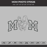 Mom Photo 070526 Embroidery File 6 sizes