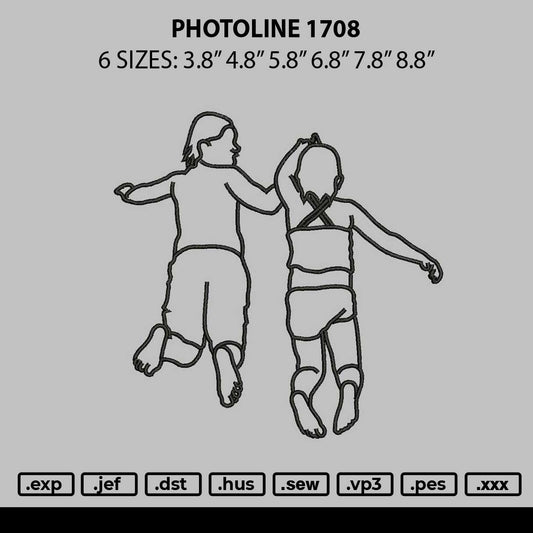 Photoline 1708 Embroidery File 6 sizes