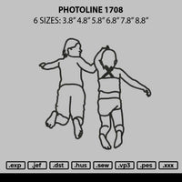 Photoline 1708 Embroidery File 6 sizes