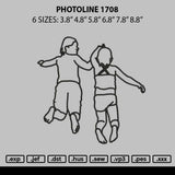 Photoline 1708 Embroidery File 6 sizes