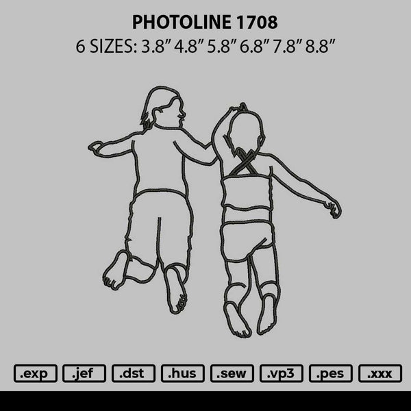 Photoline 1708 Embroidery File 6 sizes