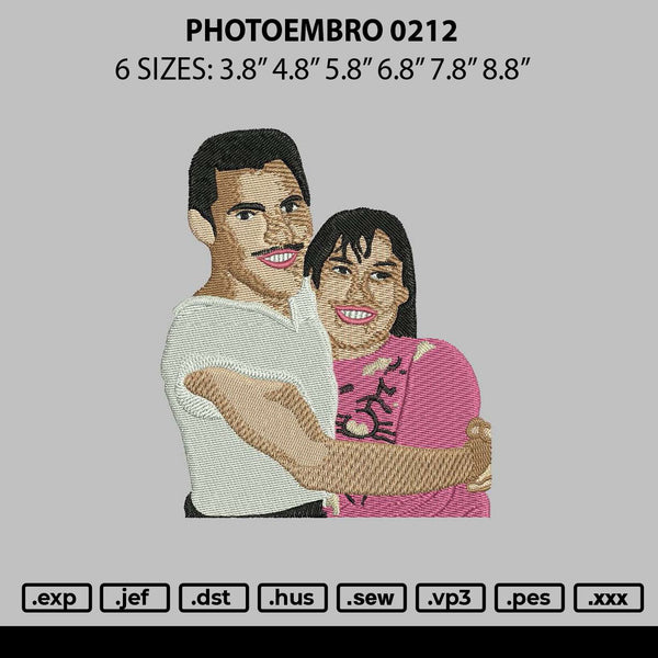 Photoembro 0201 Embroidery File 6 sizes