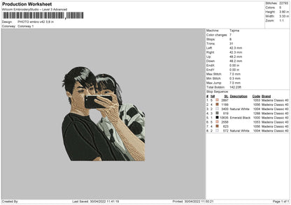 Photoembro V42 Embroidery File 4 size
