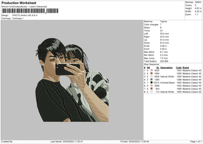 Photoembro V42 Embroidery File 4 size