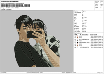 Photoembro V42 Embroidery File 4 size