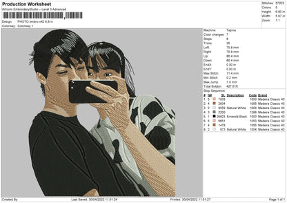 Photoembro V42 Embroidery File 4 size