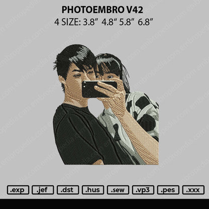 Photoembro V42 Embroidery File 4 size