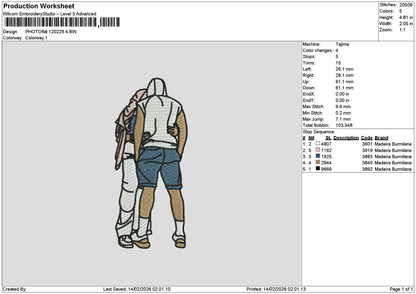 Photoflat 1202 Embroidery File 6 sizes