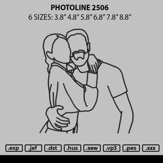 Photoflat 2506 Embroidery File 6 sizes