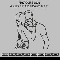 Photoflat 2506 Embroidery File 6 sizes