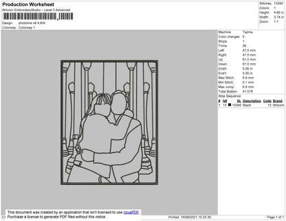 Photoline V9 Embroidery File 4 size
