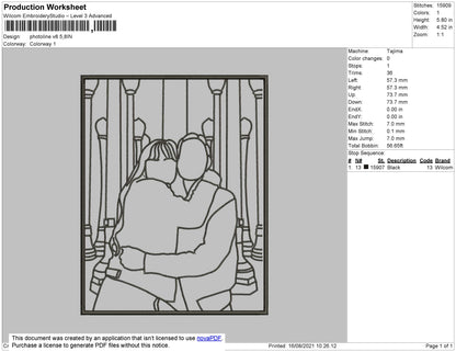 Photoline V9 Embroidery File 4 size