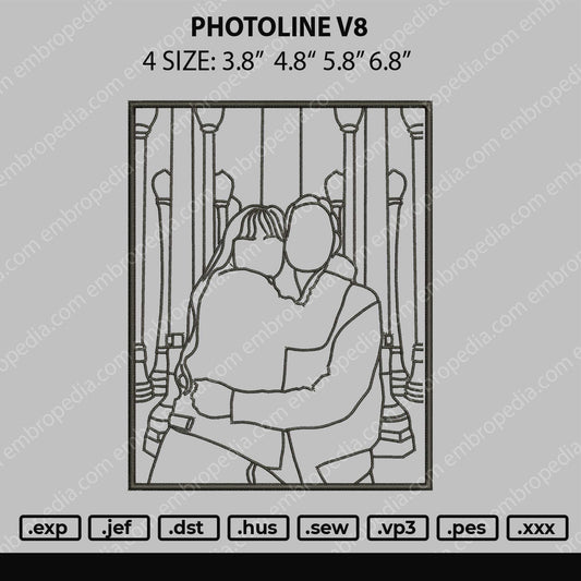 Photoline V9 Embroidery File 4 size