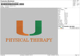 Physical Theraphy Embroidery File 4 size