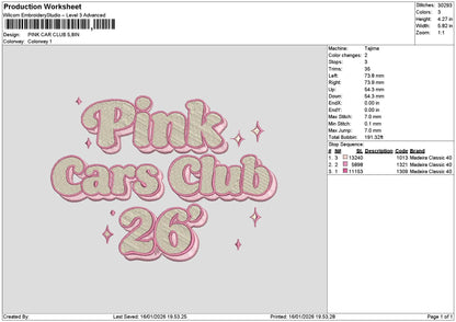 Pinktext 1601 Embroidery File 6 sizes