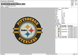 Pittsburghtext Embroidery File 6 sizes