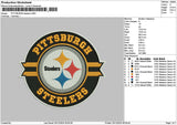 Pittsburghtext Embroidery File 6 sizes