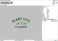 Citytext 0109 Embroidery File 6 sizes