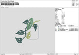 Leaf 2208 Embroidery File 6 sizes