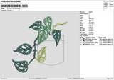 Leaf 2208 Embroidery File 6 sizes