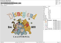 Pooh0207 Embroidery File 6 sizes