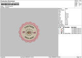 Postrescircle Embroidery File 6 sizes
