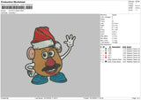 Potatohead Embroidery File 6 sizes