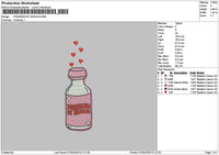 Poweredtext Embroidery File 6 sizes