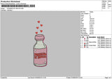 Poweredtext Embroidery File 6 sizes