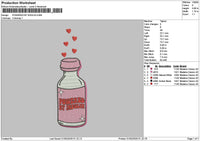 Poweredtext Embroidery File 6 sizes