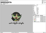 Buttercuptext 01 Embroidery File 6 sizes