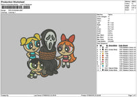 Ppg Scream Embroidery File 6 sizes