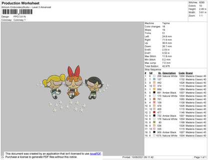PPG V2 Embroidery File 4 size