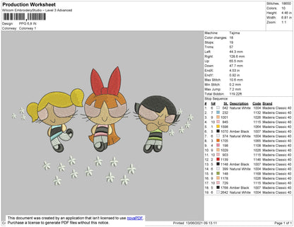 PPG V2 Embroidery File 4 size