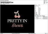 Prettytext 2310 Embroidery File 6 sizes