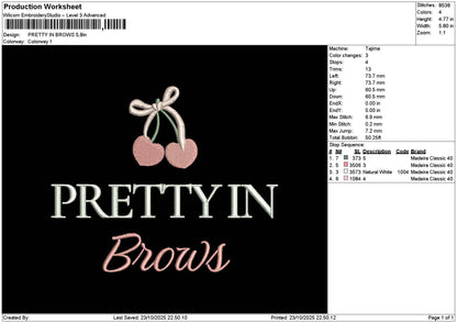 Prettytext 2310 Embroidery File 6 sizes