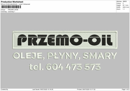 Prezmo &  Transport Embroidery File