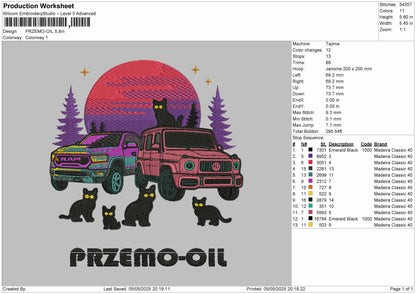 przemo-oil Embroidery File